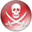 The Captain FTP icon is a red sphere with a jolly roger in its center.