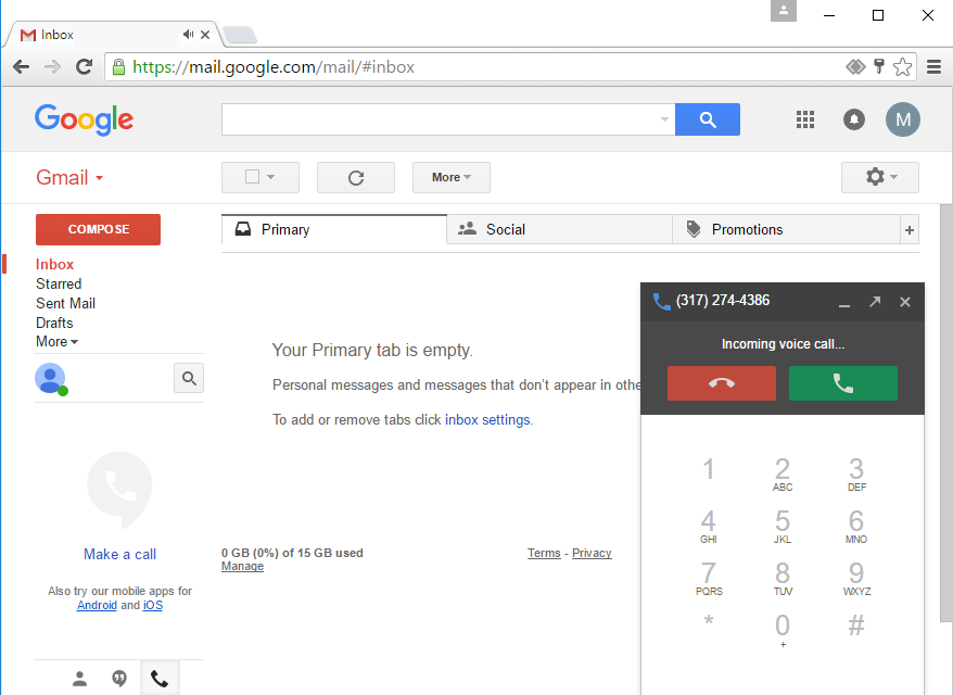 google voice sign in from email account