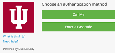 Choose an authentication method