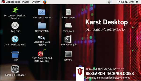 Karst Desktop icons