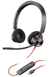 Poly 3320 wired dual-ear USB headset